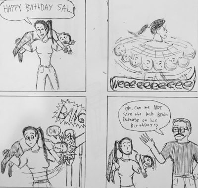 2022 March Art Dare: Birthday Party Comic