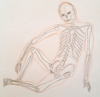 Artistic Anatomy: Drawing a Skeleton Inside a Figure