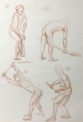 Figure Drawing: Gesture Sketches