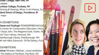 Artist Resumes and Curriculum Vitaes