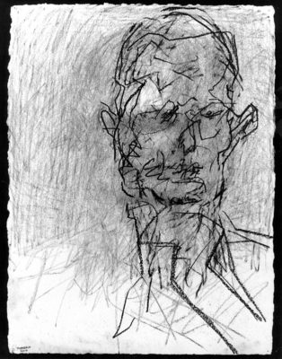 Frank Auerbach, Portrait Drawing