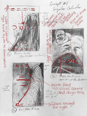 thumbnail sketches art director dune