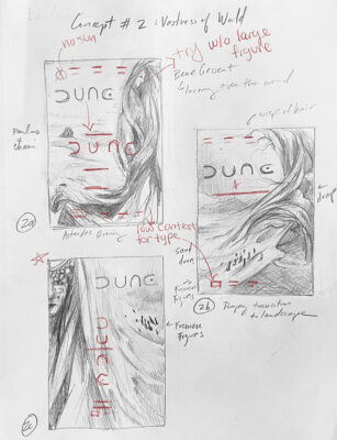 thumbnail sketches art director dune