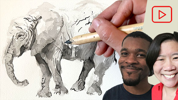 Sketching Elephants, Rhinos, and Warthogs