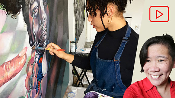Leyla Faye, Painter
