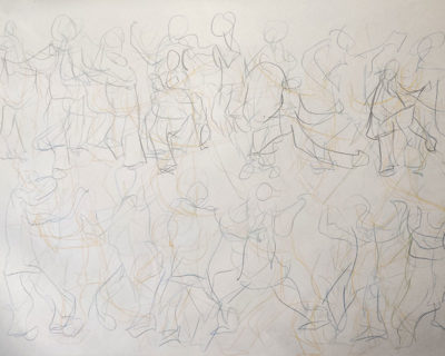 Expressive Drawing Track: Moving Figures