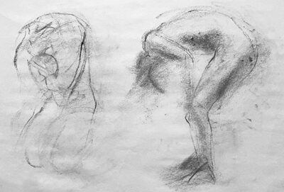 Expressive Figure Drawing in Charcoal