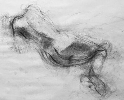 Expressive Figure Drawing in Charcoal