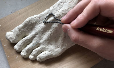 Sculpture tutorial: Sculpting a Foot in Plastilene