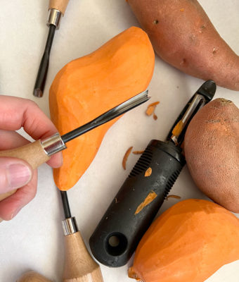 Carving a Sweet Potato, Clara Lieu