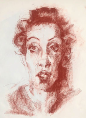 Drawing Female Portraits in Conte Crayon