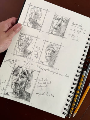 Thumbnail Sketches: Portrait Compositions