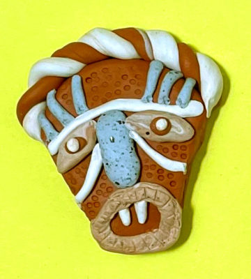 Sculpting Face Brooches, Deepti Menon