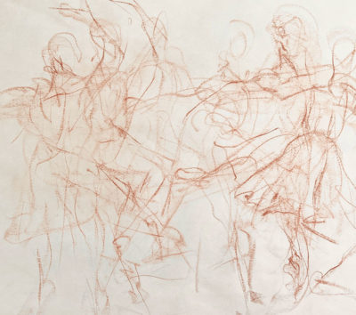 Expressive Drawing Track: Moving Figures