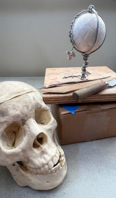 Sculpting a Skull with Air Dry Clay