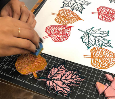 Printmaking: Rubber Stamps