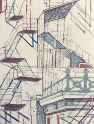 Drawing Architecture: Marker Drawings