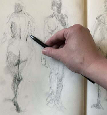 2 min. figure gesture drawings: Muybridge