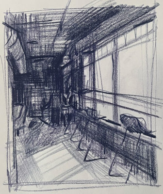 Sketching Linear Perspective Gesture Drawings