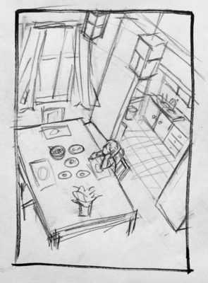 Thumbnail Sketches, Personal Narratives Prompt, Kaining Wang