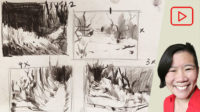 Landscape Thumbnail Sketches