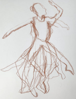 Expressive Drawing Track: Moving Figures