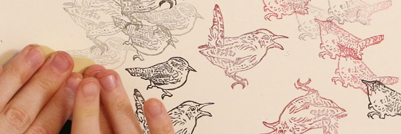 Printmaking: Rubber Stamps