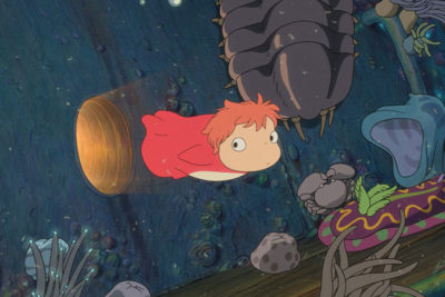 Ponyo movie, underwater scene