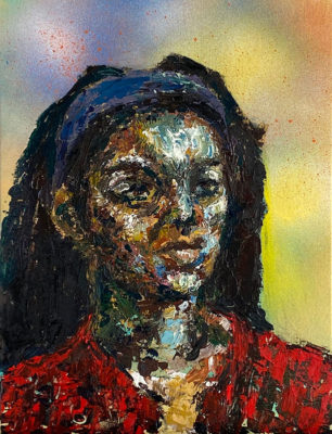 Portrait Track: Self-Portrait Palette Knife Painting