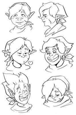 Character Design, Facial Expressions