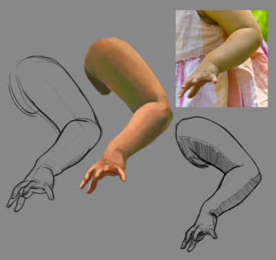 Digital Drawing, Baby Hands, Jordan McCracken-Foster