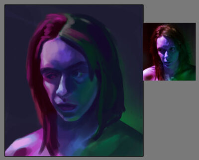 Portrait Track: Expressive Color Drawing in Photoshop