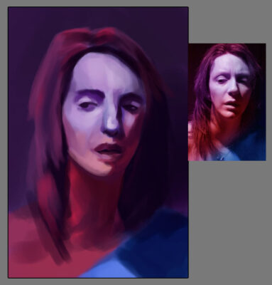 Portrait Track: Expressive Color Drawing in Photoshop