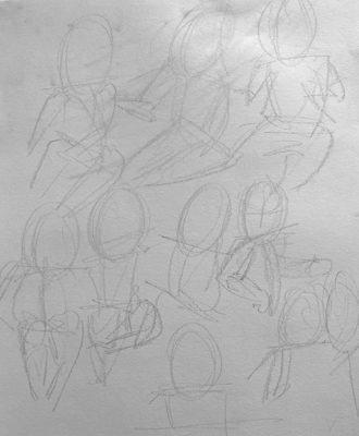 Expressive Drawing Track: Moving Figures