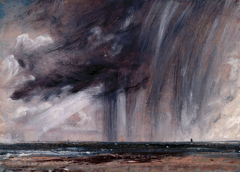 Rainstorm over the Sea, John Constable Painting