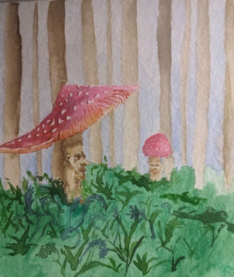 2023 February Art Dare, Mushrooms