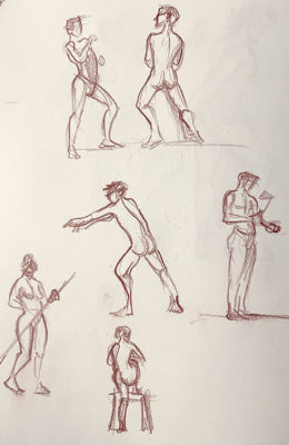 Figure Drawing: Gesture Sketches