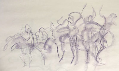 Expressive Drawing Track: Moving Figures