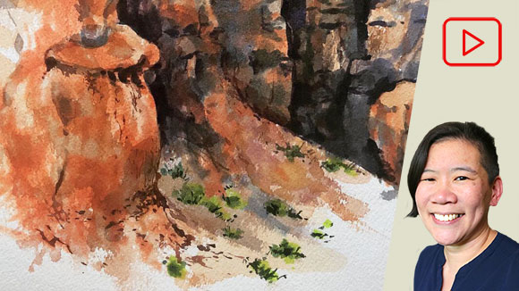 Workshop: Watercolor, Interpreting Nature, YouTube Thumbnail