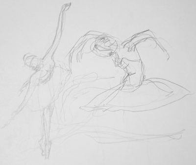 Expressive Drawing Track: Moving Figures